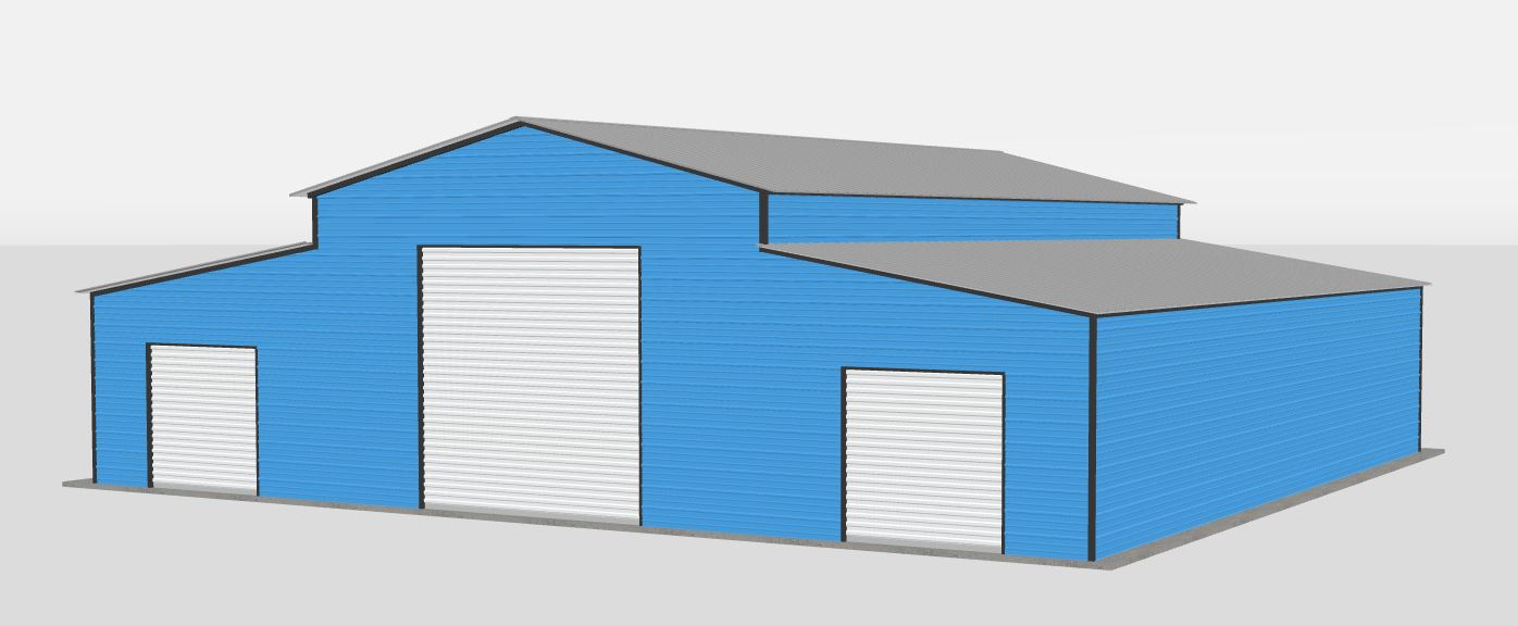 Raised Center Barn 20x40x12