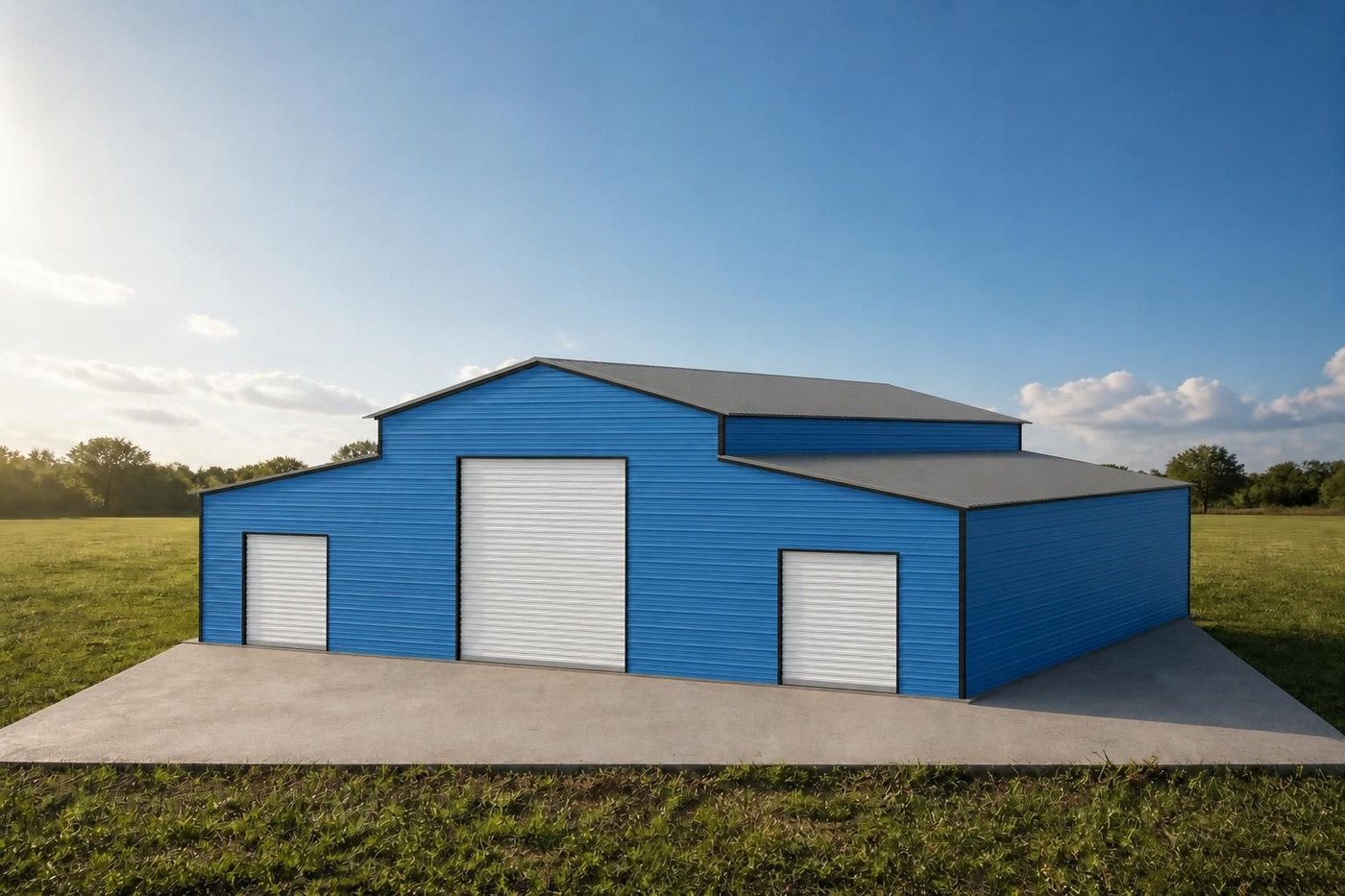 Raised Center Barn 20x40x12