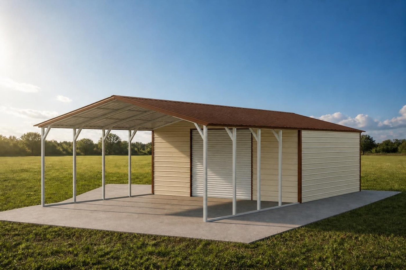 Utility Carport 24x40x10