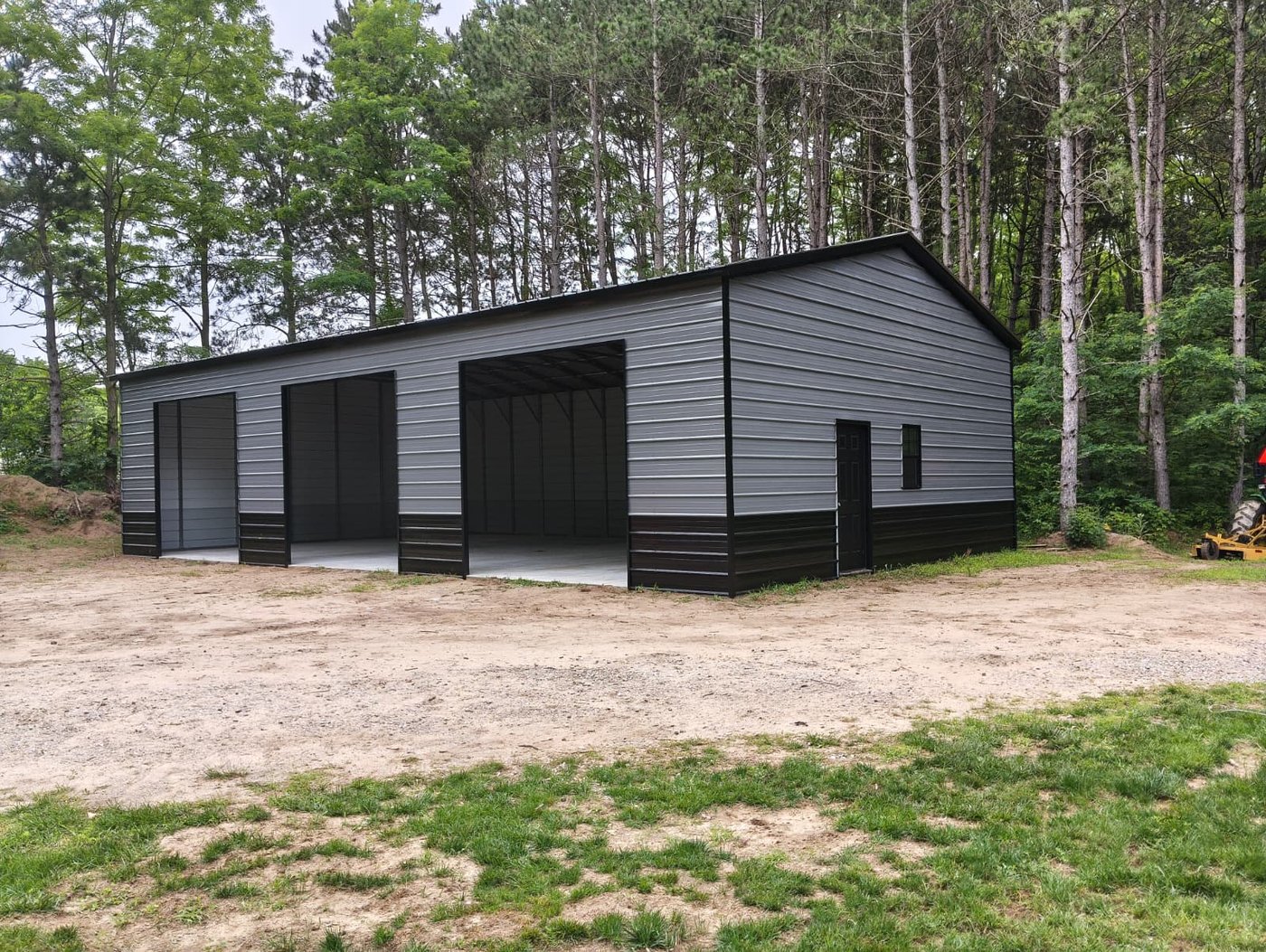 Triple-Bay Building in the Pines